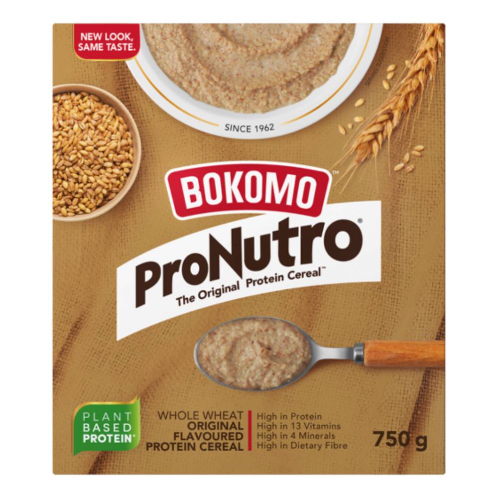 Bokomo Pronutro Wholewheat Original Flavoured Protein Cereal 750g